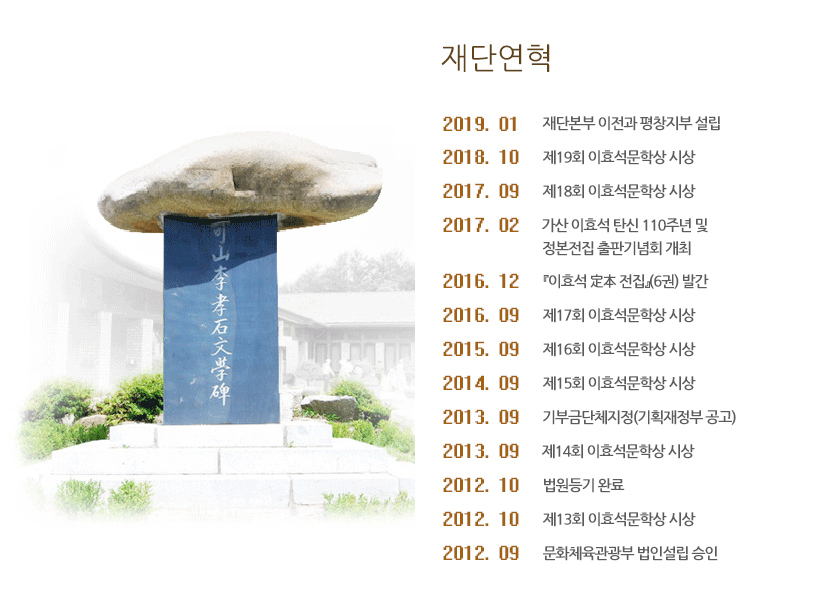 재단연혁